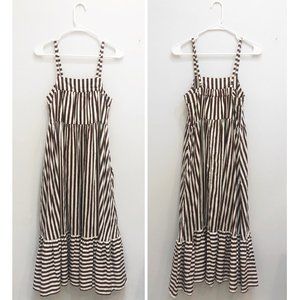 MIKOH Sakura Midi Dress in French Stripe Koa